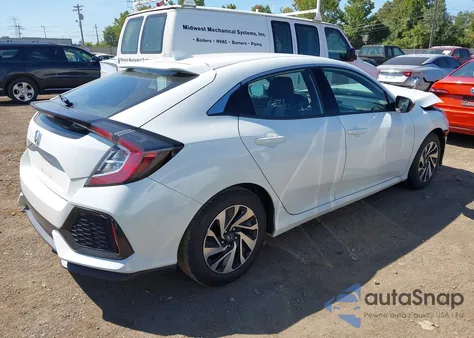 2017 Honda Civic Lx из США, поврежденный, VIN SHHFK7H20HU221600